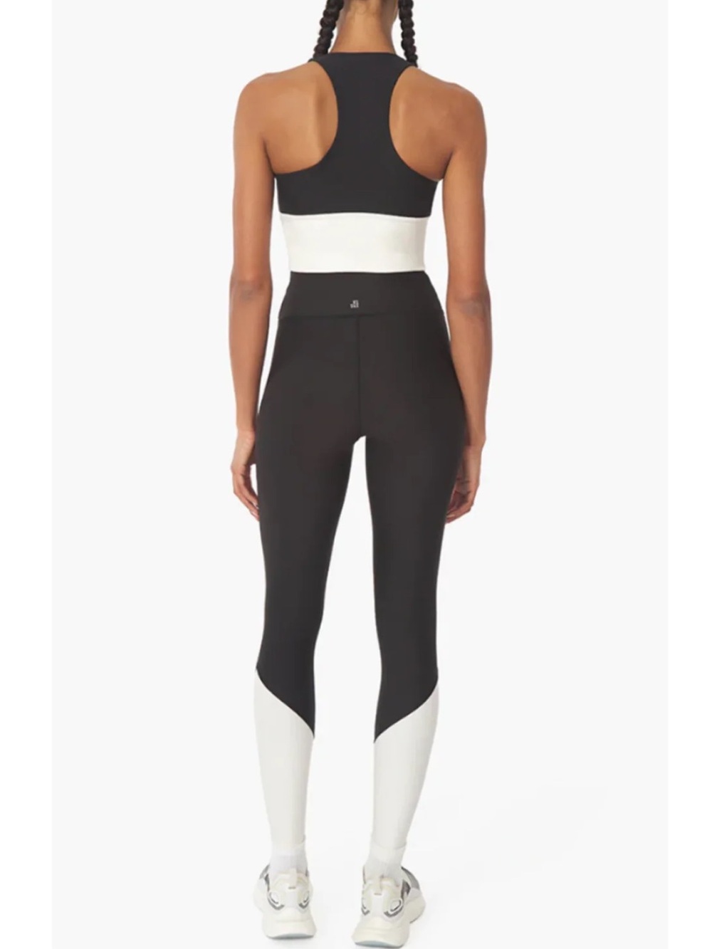 Weworewhat black and white workout set